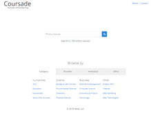 Tablet Screenshot of coursade.com